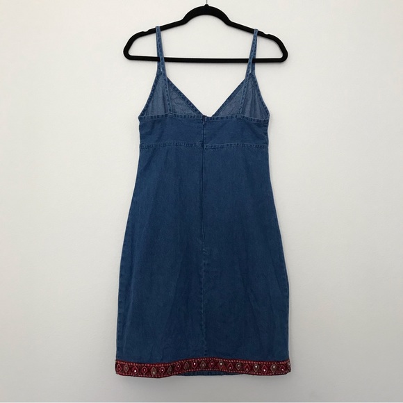 Speed Limit MPH Spaghetti Strap Denim Dress Small - Picture 2 of 12